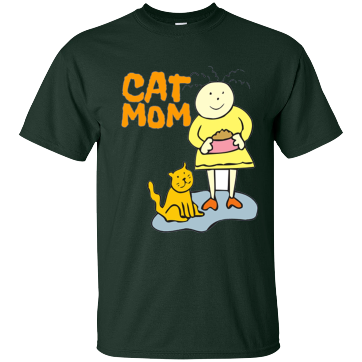 "Cat Mom" Cat Lover Cat Owner Cat Crazy T-Shirt