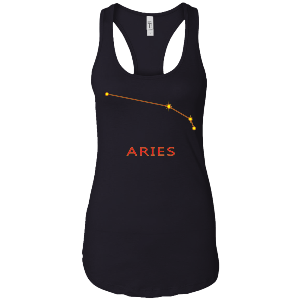 Aries Star Chart Zodiac Long Sleeve T-Shirt
