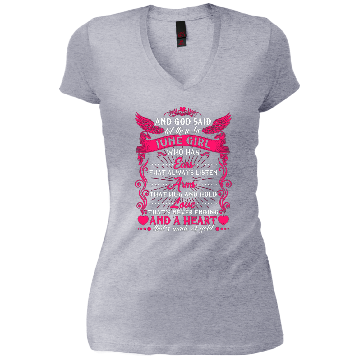 And God Said Let There Be June Girl T-shirt