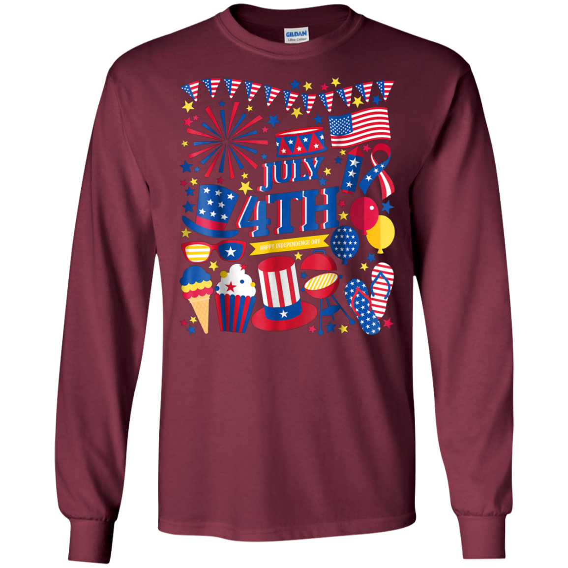 4th of July T-Shirt Cool BBQ Fireworks Tee For 4th of July!