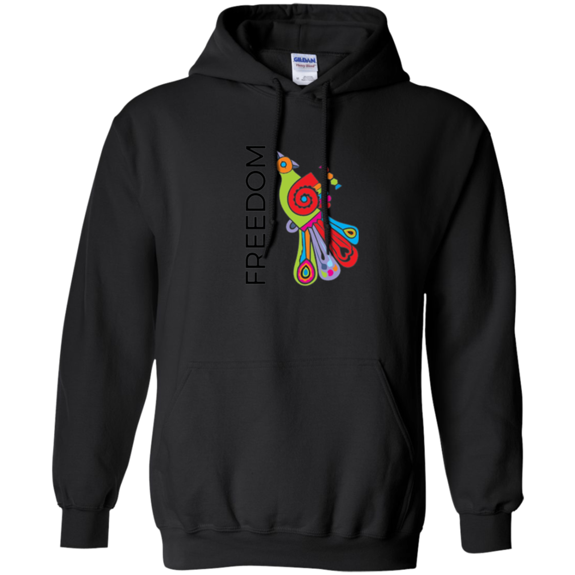 "Freedom" Bright Colorful Bird Diversity Unity T-Shirt