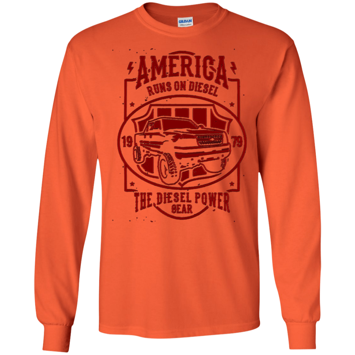 T-shirt American Run On Diesel