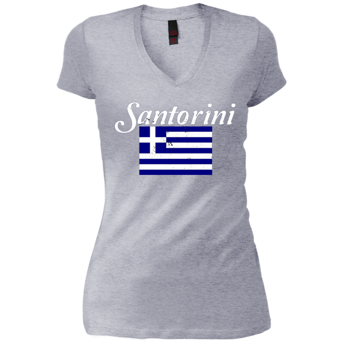 SANTORINI T Shirt Cool Greek Flag Island On The Aegean Sea