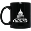 Image of 100% Pure American Proud Artwork T Shirt USA Citizen Gift