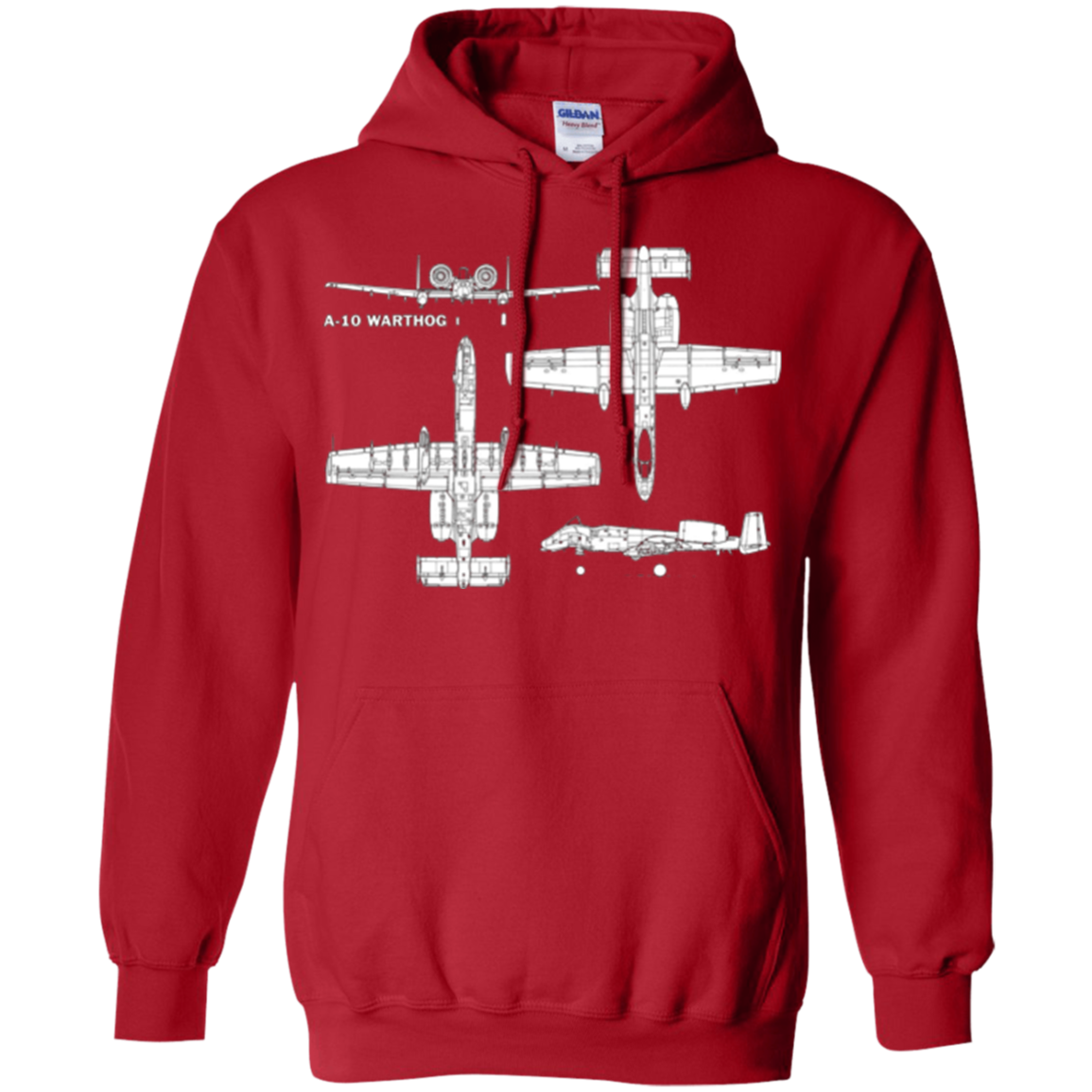 A-10 Warthog Military Aircraft T-Shirt