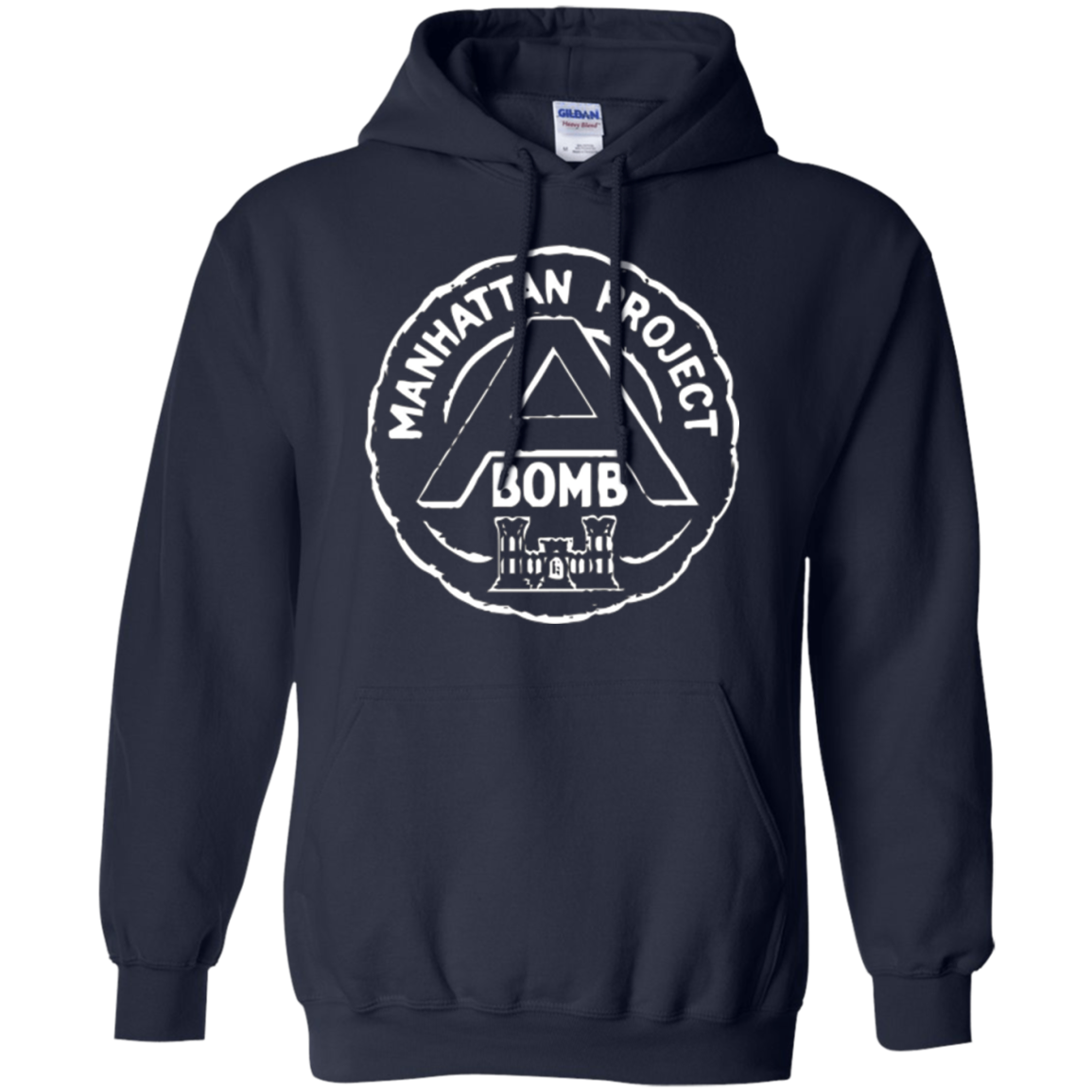 Atomic Bomb Manhattan Project T-Shirt White Print
