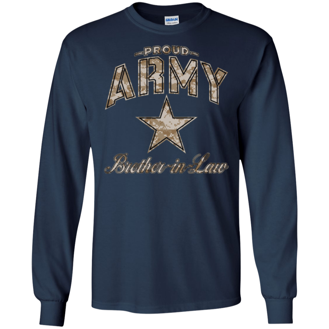 Army Brother-in-Law Shirts for Men and Boys (Camo)