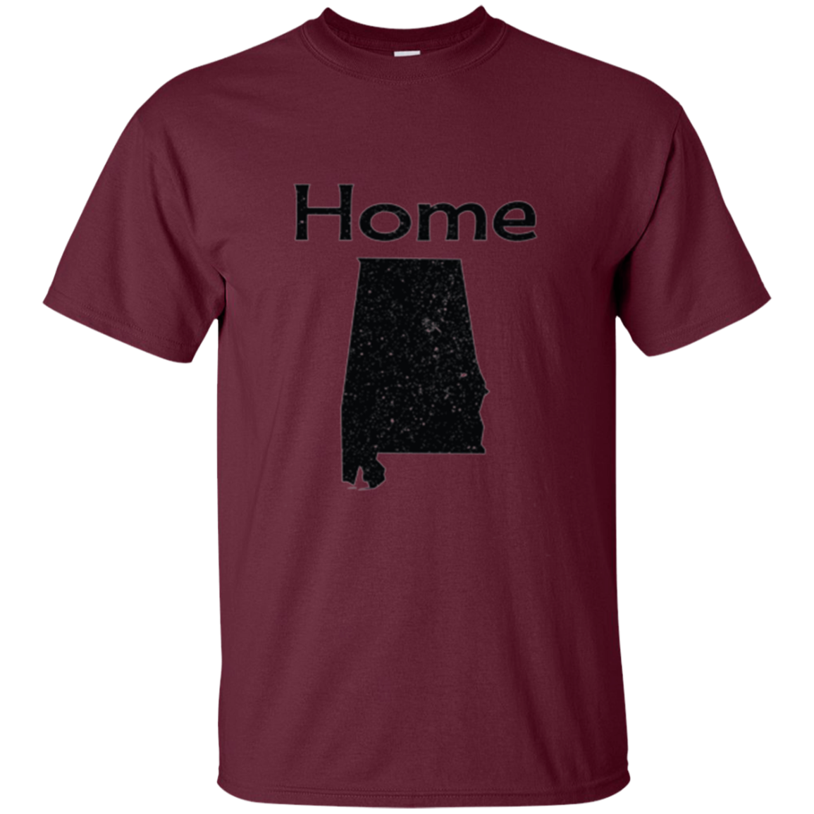 Alabama Distressed Home State light long sleeve t-shirt