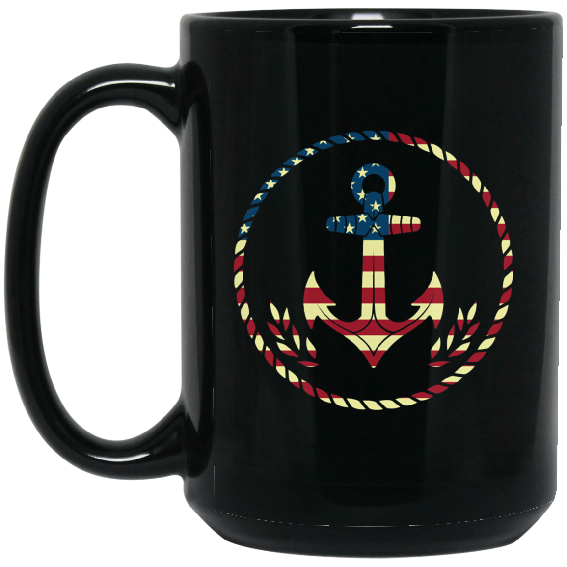 American Flag USA Sailor Anchor, Military 4th of July Shirt