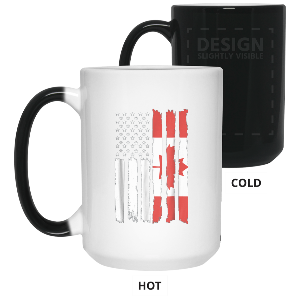 American Canada Patriotic Flag T-shirt