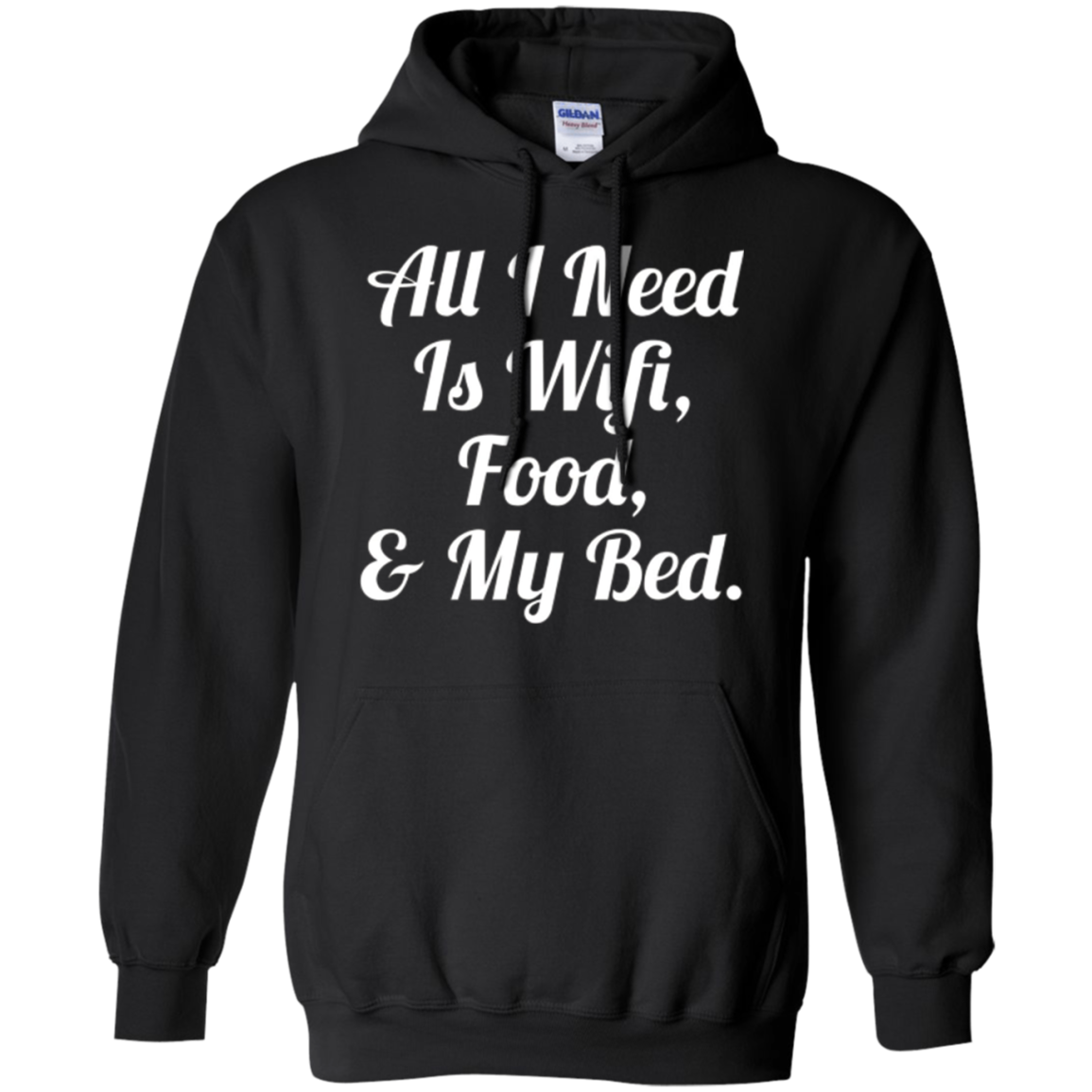 All I Need Is Wifi Food & My Bed TShirt Teen Boys & Girls