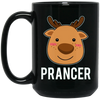 Image of Santa Reindeer Prancer T-Shirt Christmas Group Costume Tee