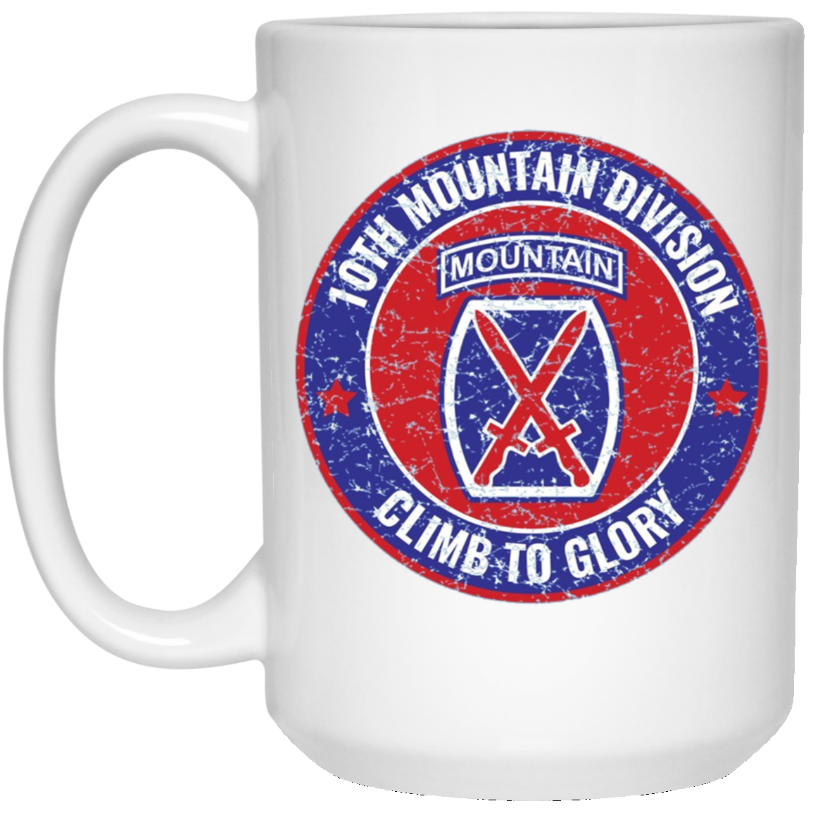 10th Mountain Division T Shirt Climb To Glory 20550