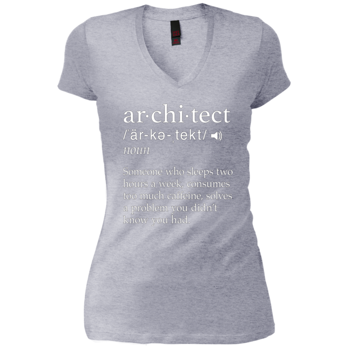 Architect Definition T-Shirt - Funny Architect Meaning Shirt