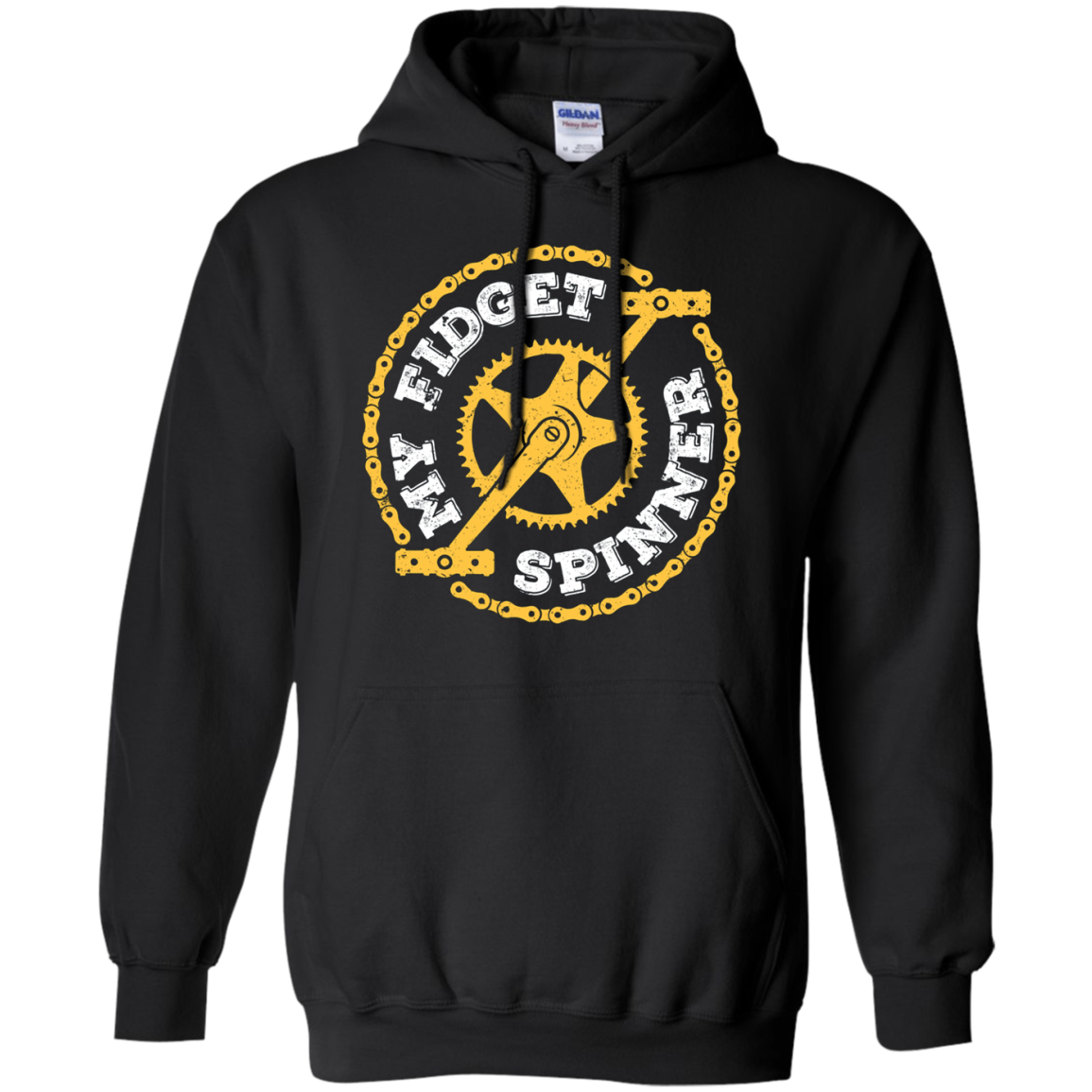 Bike Lover Funny Tshirt - My Fidget Spinner Tee Shirt Gift