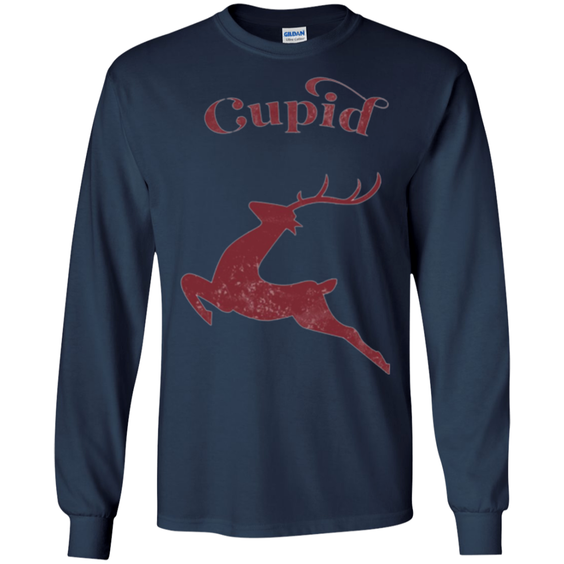 Santa Reindeer T-Shirt of Cupid