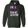 Image of Alzheimer's Awareness T-shirt I Wear Purple For My Auntie