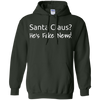 Image of Santa Fake News T-Shirt Trump Joke Funny Christmas Gift
