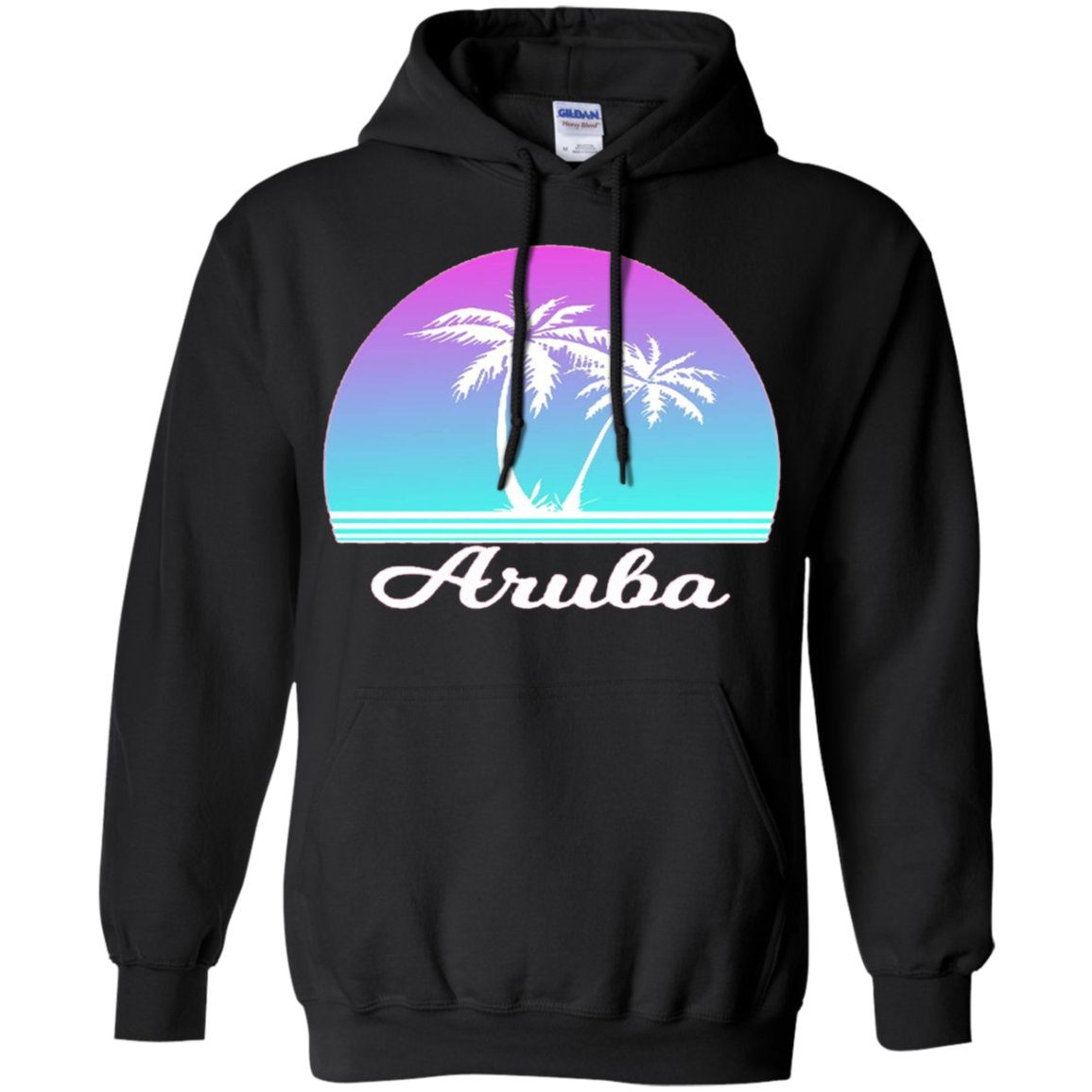 Aruba Souvenir TShirt Tropical Palm Tree Beach Travel Gift