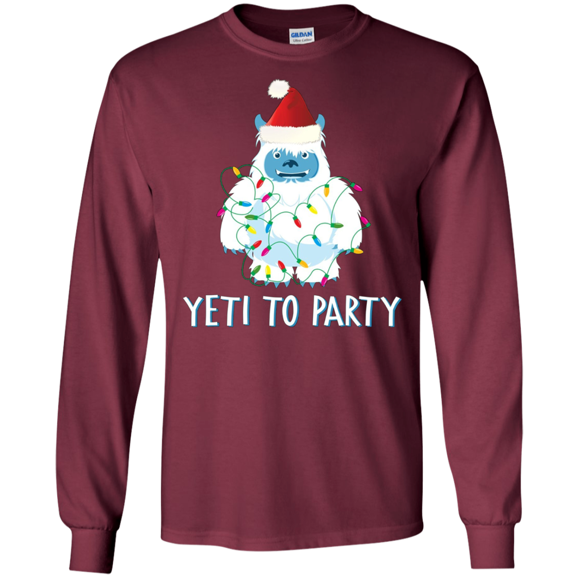 Christmas Yeti To Party T-Shirt Cute Yeti for Christmas Tee