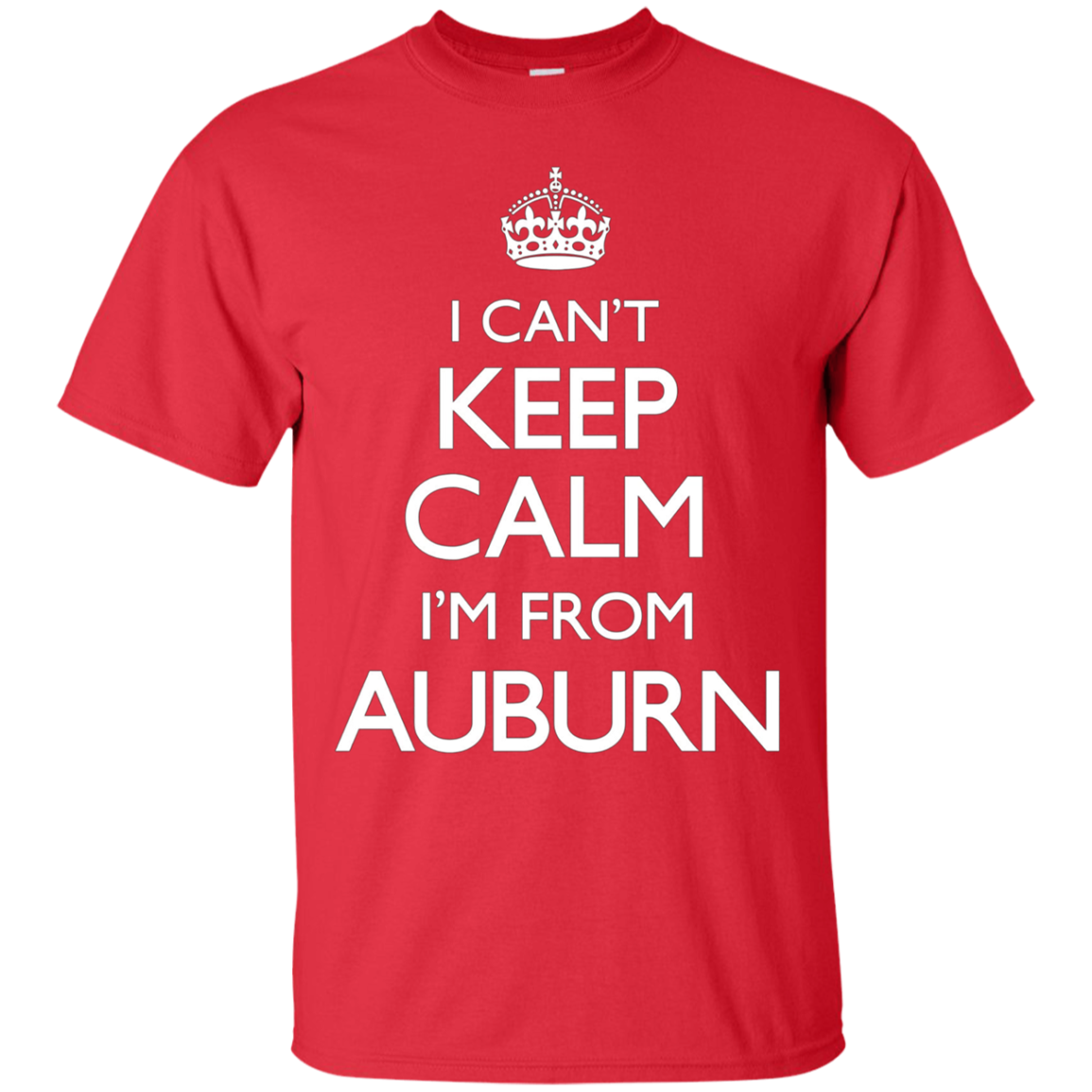 Auburn T-Shirt Funny Keep Calm