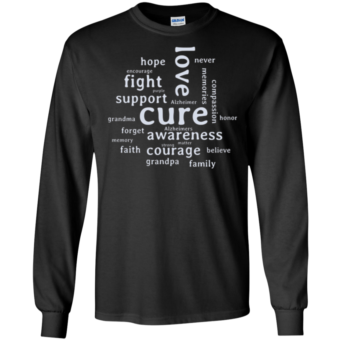 Alzheimer Support Shirt Awareness Month Purple