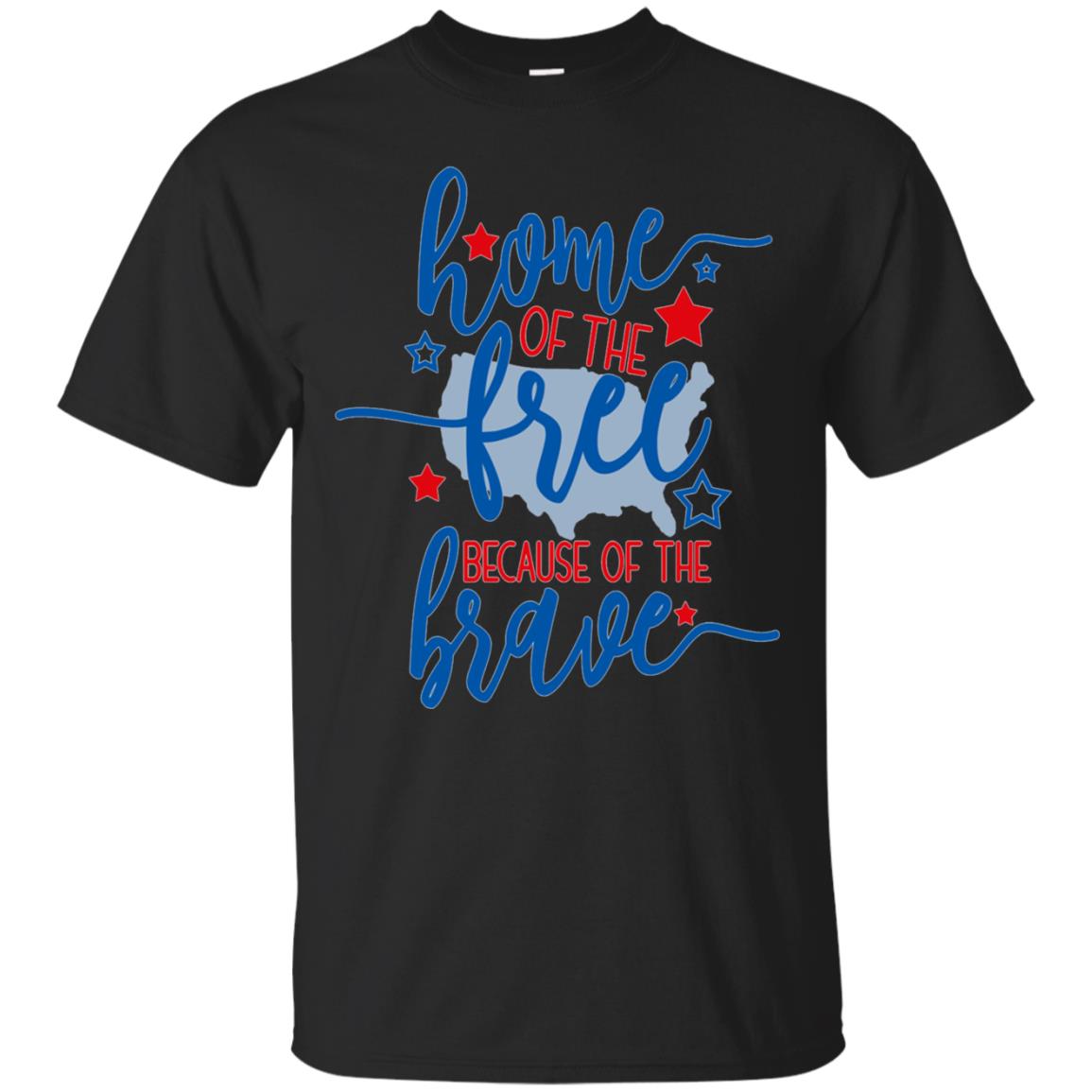 America T Shirts Accueil de la libre en raison de la Brave USA