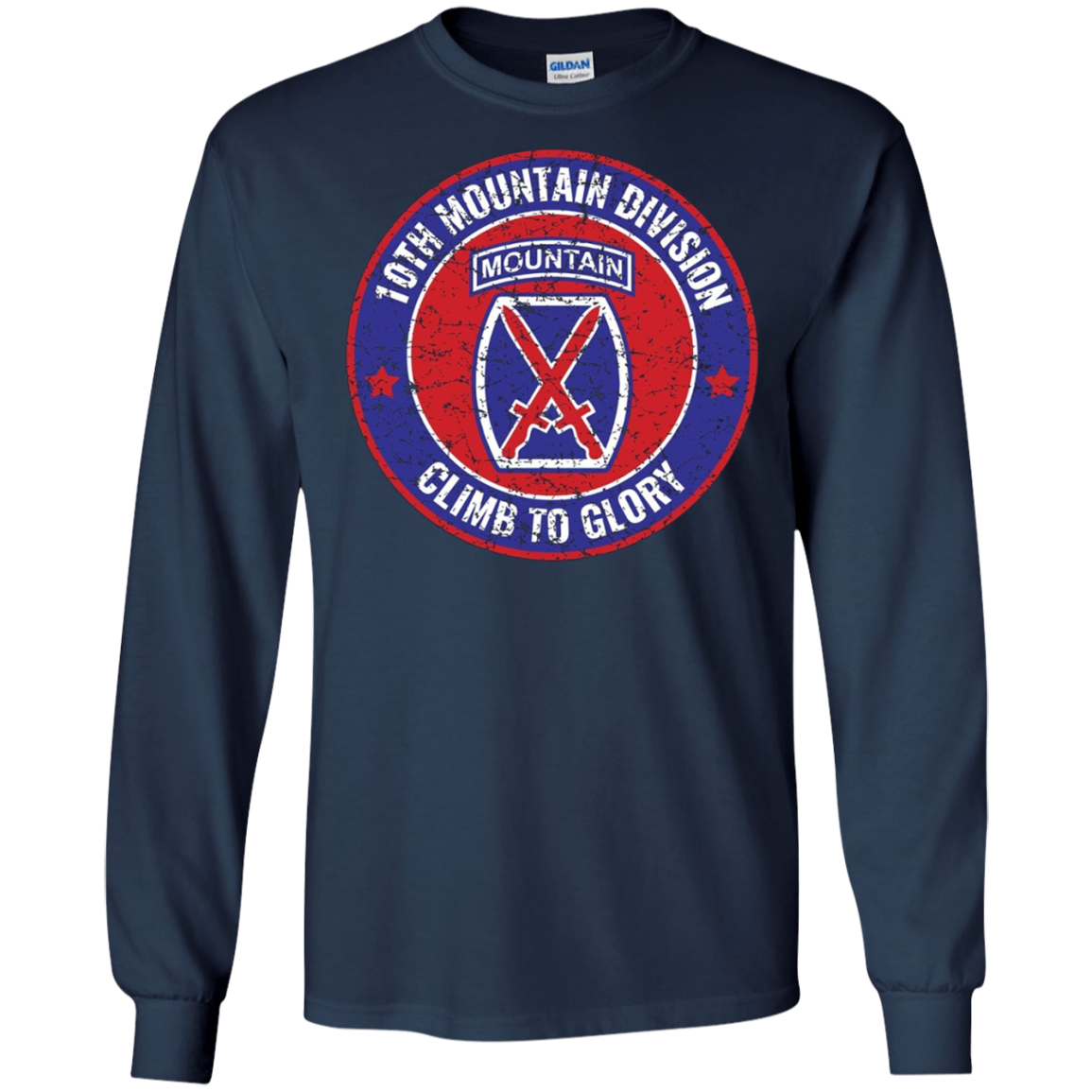 10th Mountain Division T Shirt Climb To Glory 20550