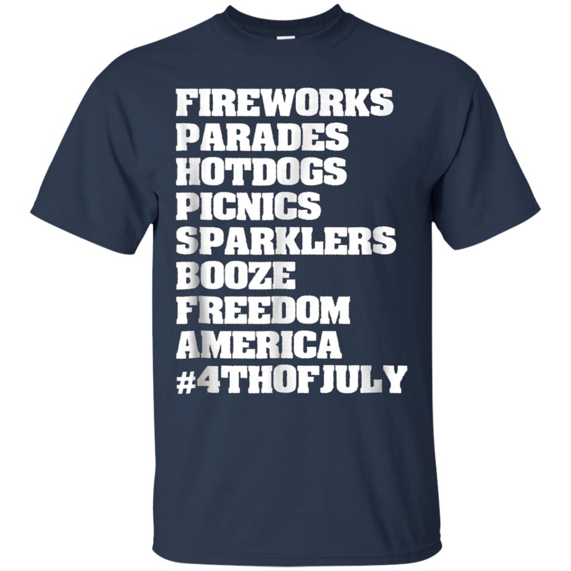 4th of July Teen Outfits American Independence T-shirt
