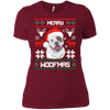 Image of American Bulldog Merry Woofmas T-Shirt Christmas