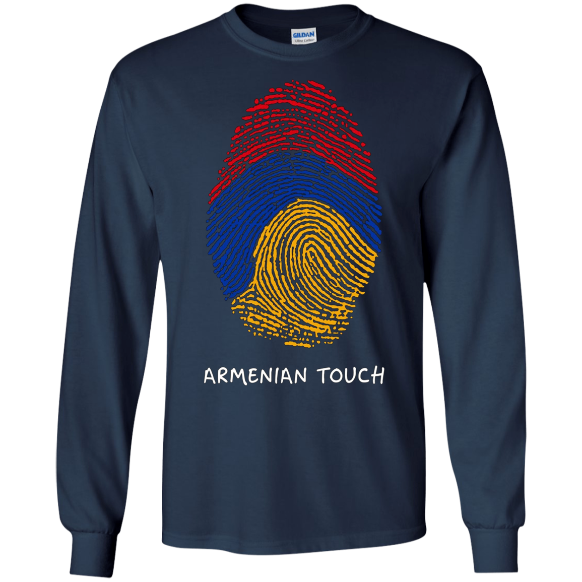 Armenian Flag Fingerprint T-shirt Armenia Flag Shirt
