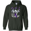 Image of Alzheimer Awareness T-Shirt I Wear Purple for my Dad Tee