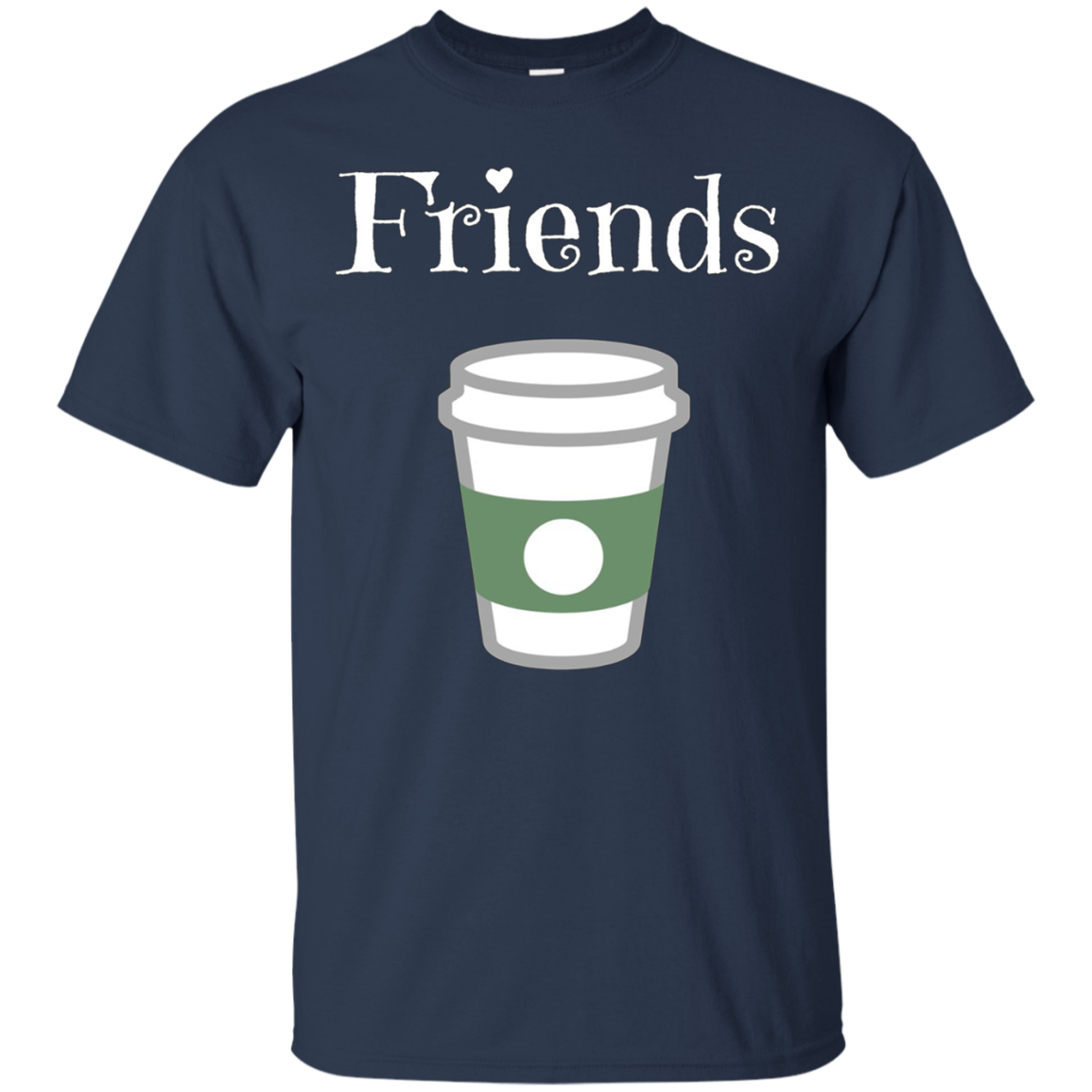 "FRIENDS" half of Best Friends Donut and Coffee T-Shirt