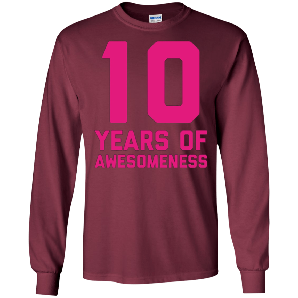 10th Birthday Shirt Gift Girls Age 10 Ten Year Old Girl Tee