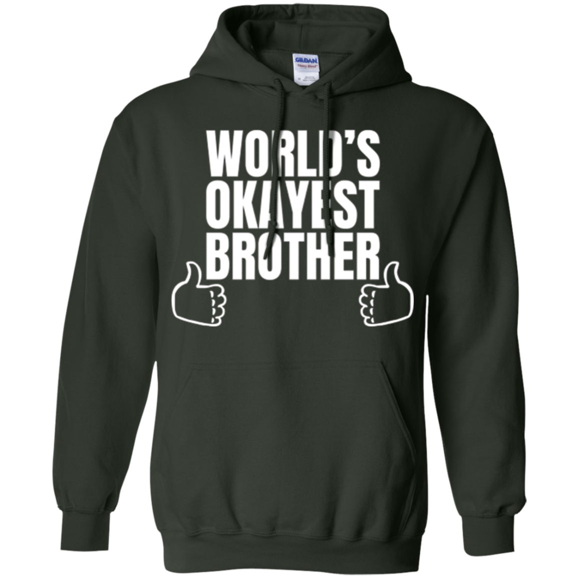 Adult World's Okayest Brother Funny Siblings tee for Brother