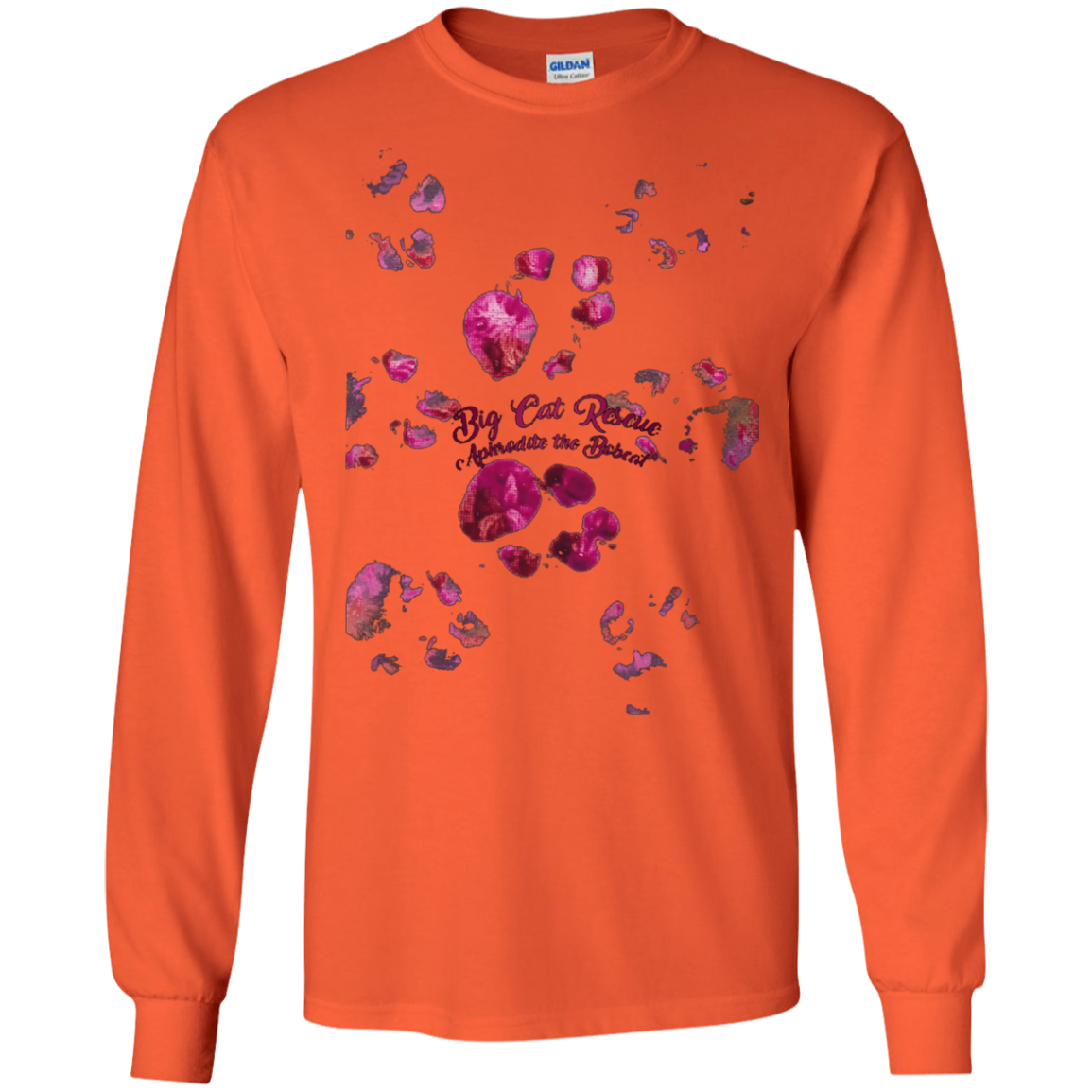 Aphrodite Rehab Bobcat Paw Print Long Sleeve T-shirt