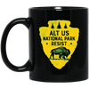 Image of ALT US National Park Resist Service T shirt Bison Vintage