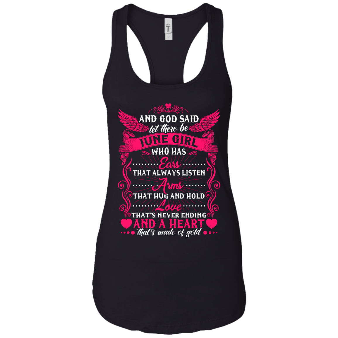 And God Said Let There Be June Girl T-shirt