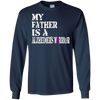 Image of Alzheimer's Awareness Shirt For Fathers Purple Ribbon Tee
