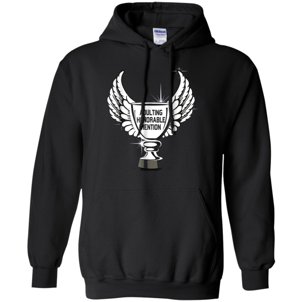 Adulting Honorable Mention Funny Trophy Graphic T-Shirt