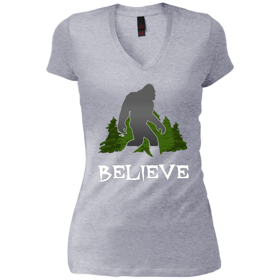 Bigfoot, Sasquatch, Yeti, I Believe Tshirt, Silhouette
