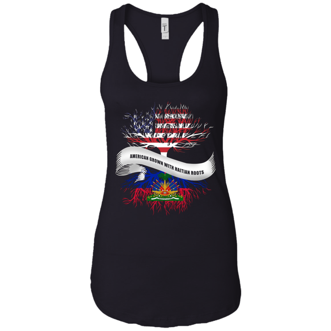 American Grown With Haitian Roots T-Shirt Haiti Tee