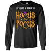 Image of 'It's Just A Bunch Of Hocus Pocus' Halloween Shirt