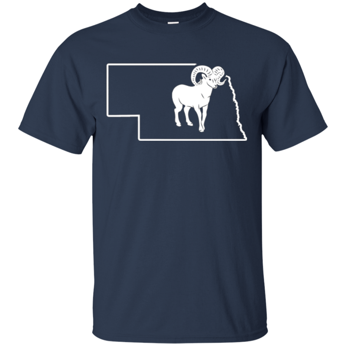 Bighorn Sheep Art Shirt Nebraska Bighorn Sheep Hunting