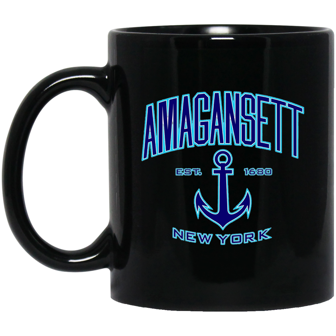Amagansett, New York T-Shirt (Blue/Aqua)