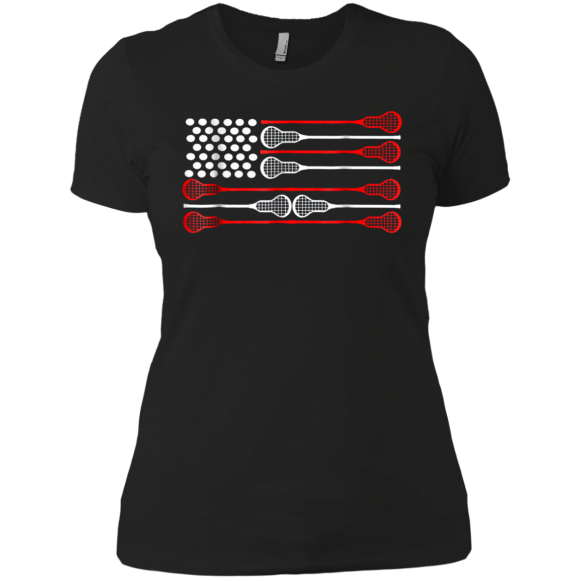 American flag lacrosse shirt 4th of july shirts for men gift