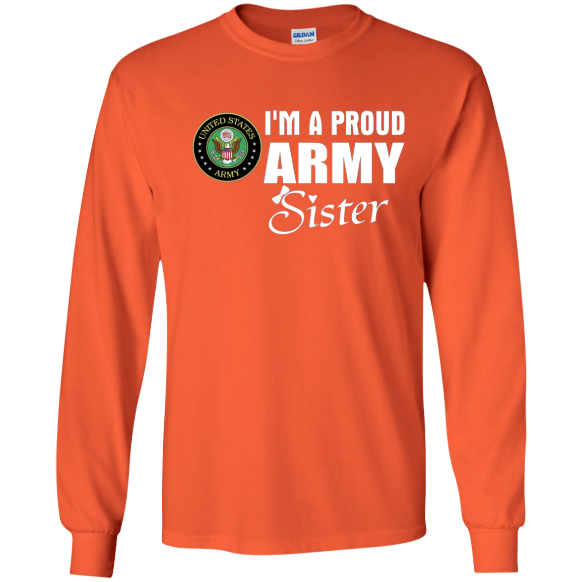Army Sister T-Shirt - Proud Army Sister Gift Deployment Tee