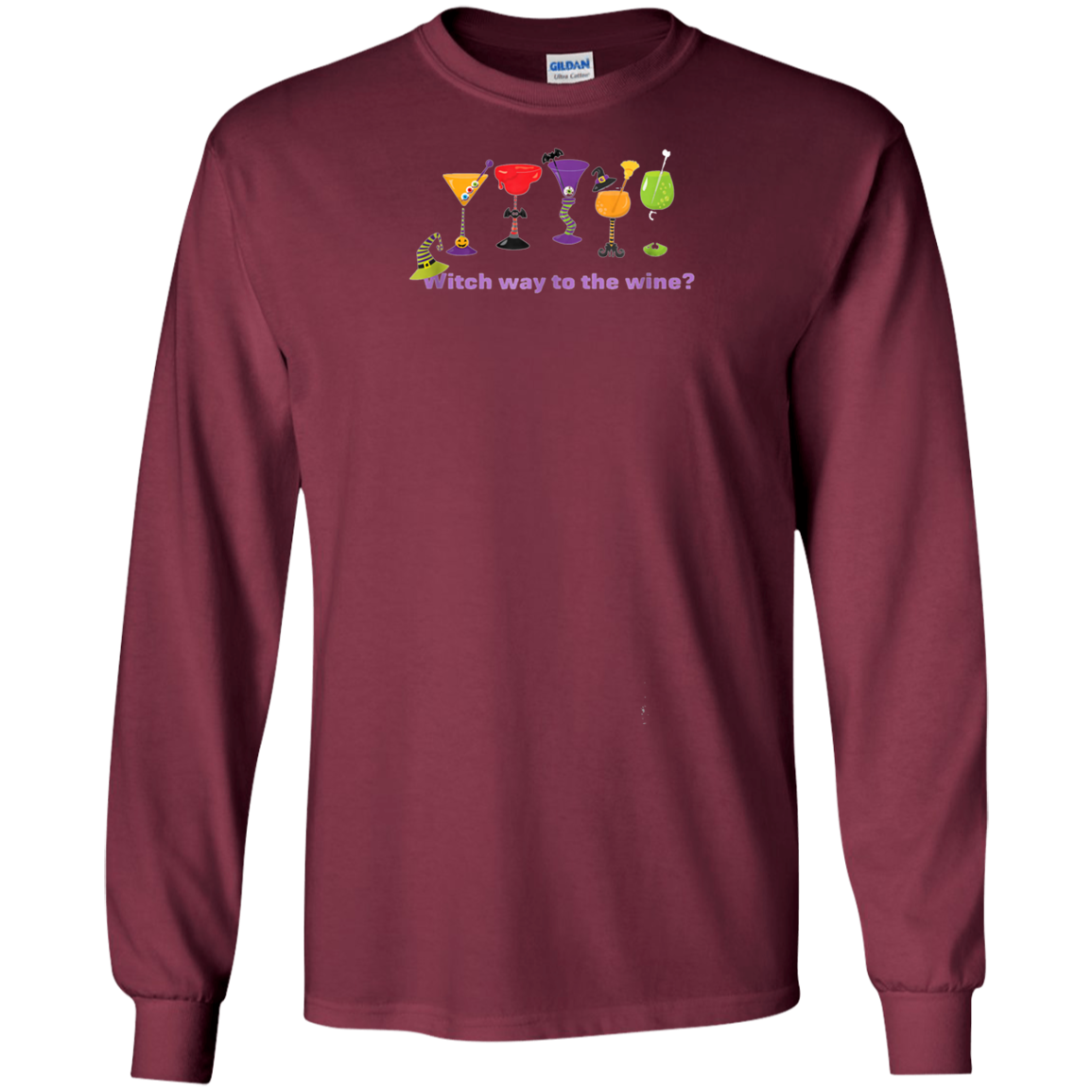 Witch Way To The Wine? Halloween T-Shirt, Cute Halloween Tee