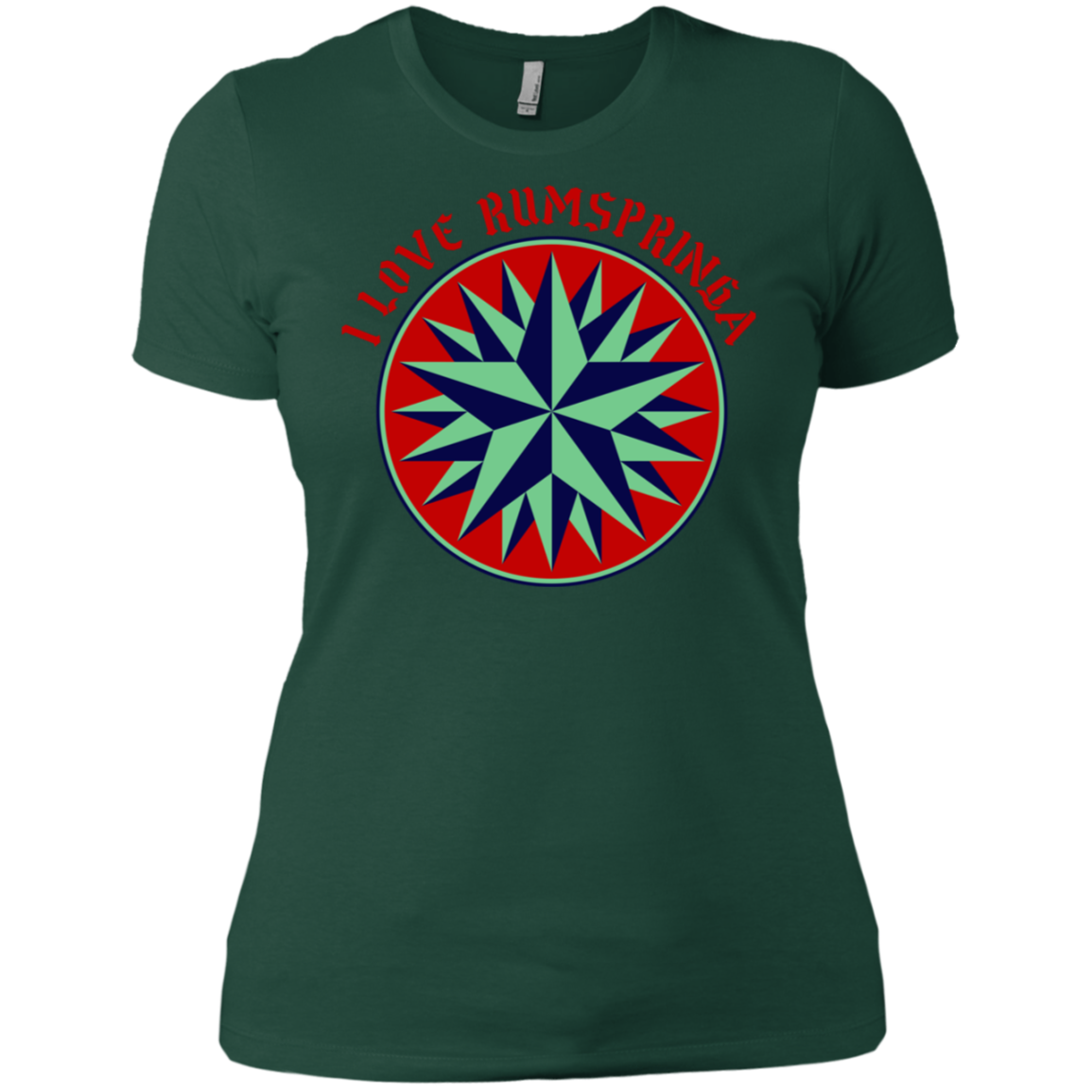 Amish - I Love Rumspringa Hex Sign Star 1- Fun Ls T-Shirt
