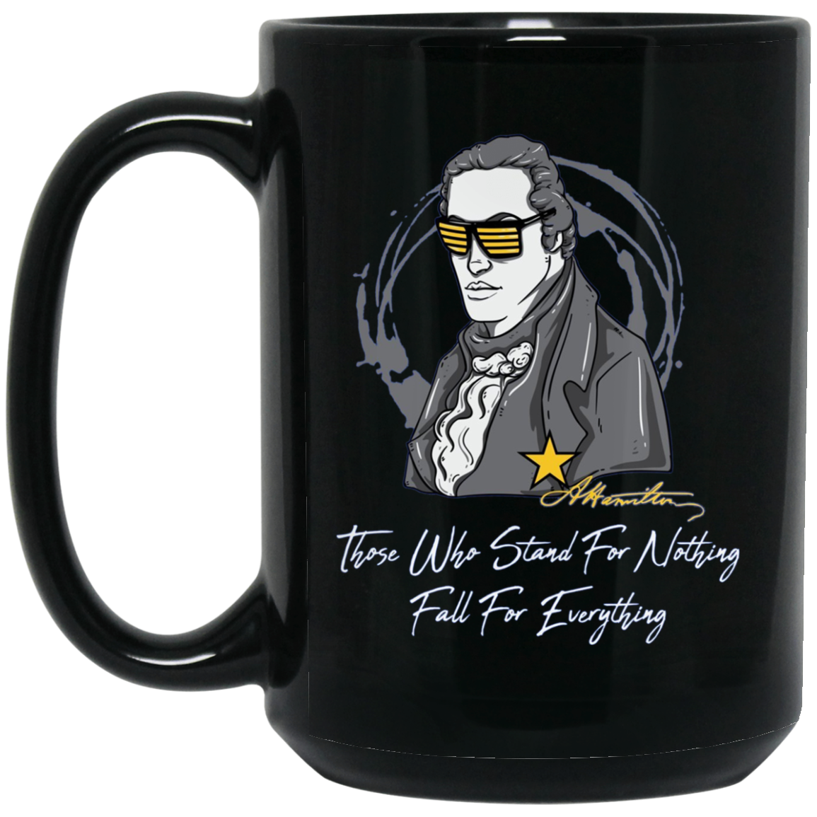 Alexander Hamilton Long Sleeve T-Shirt Founding Fathers USA